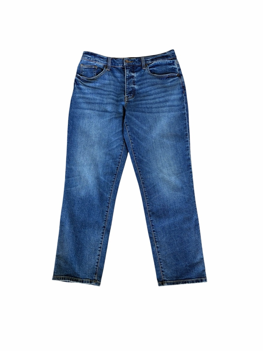 Oliver Logan Classic Straight-Leg Jeans in Blue